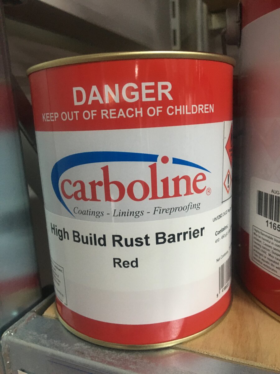 AL High Build Rust Barrier Red 1L - Wynn Fraser