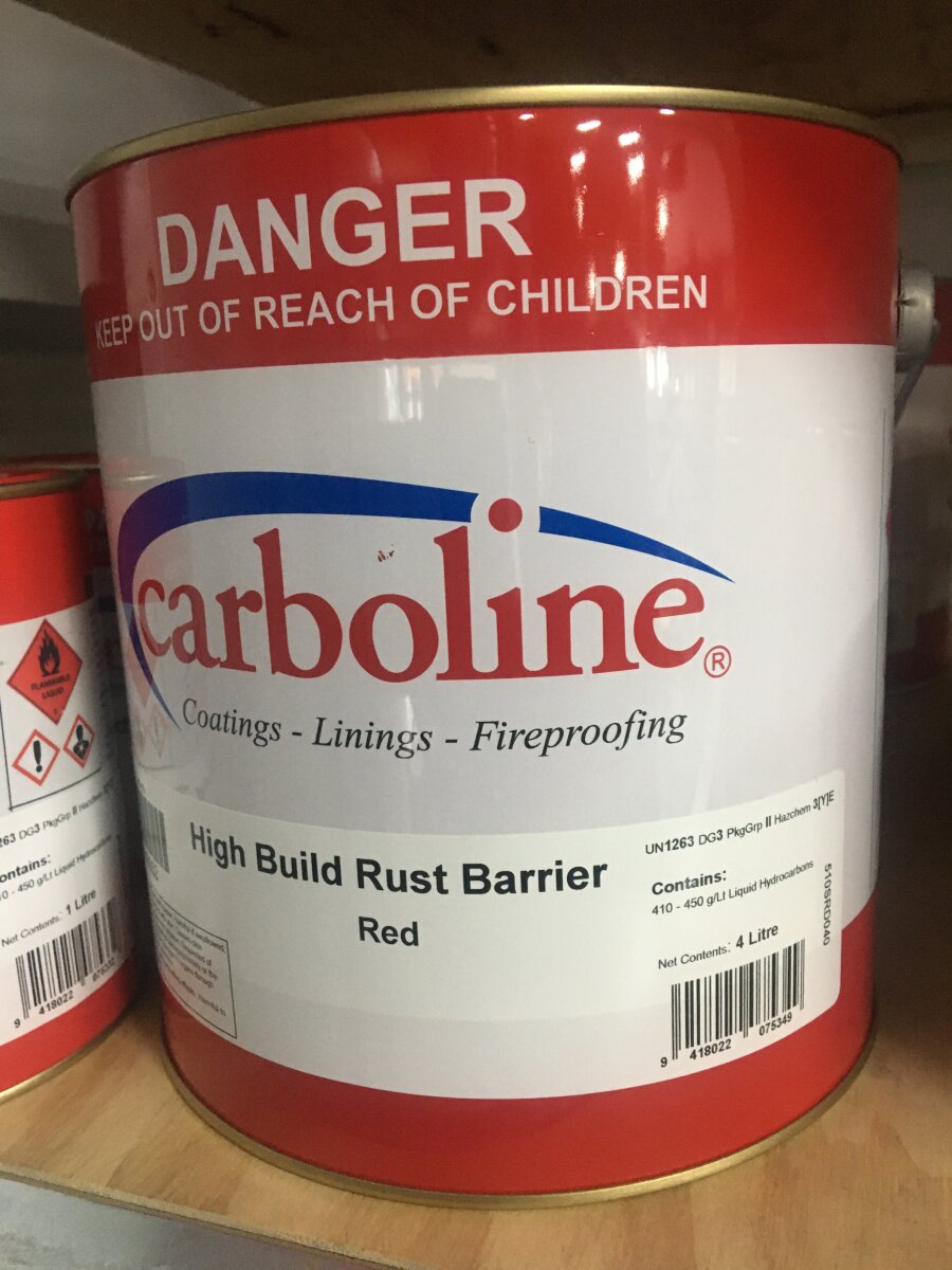 AL High Build Rust Barrier Red 4L - Wynn Fraser