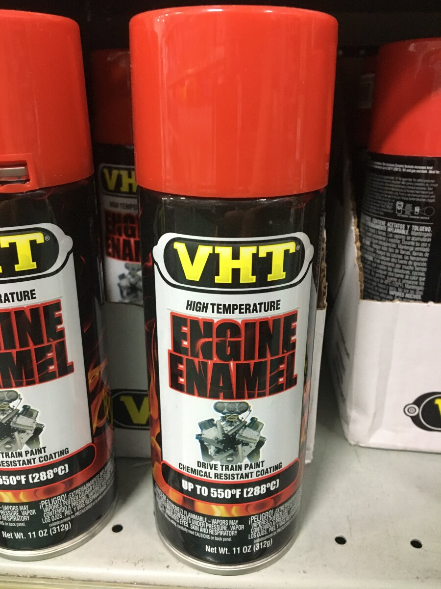 VHT Engine Enamel Chev Orange SP123 Wynn Fraser