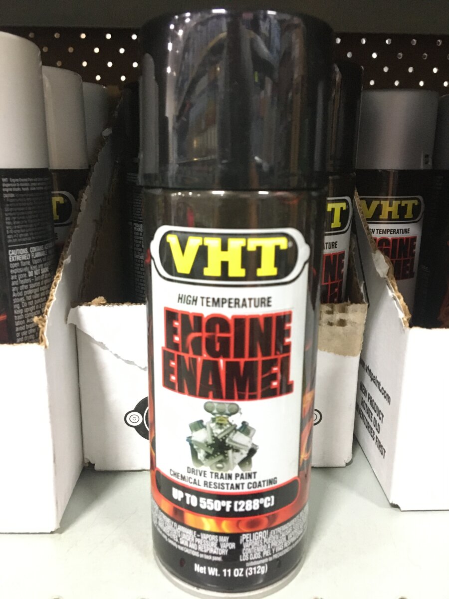 VHT Engine Enamel Black SP124 Wynn Fraser