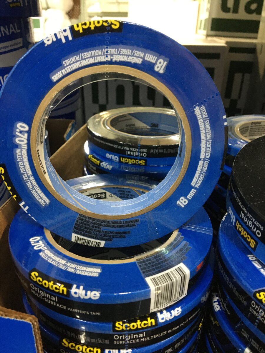 2861 3M 2090 Blue Painters Tape 18mm X 55m 