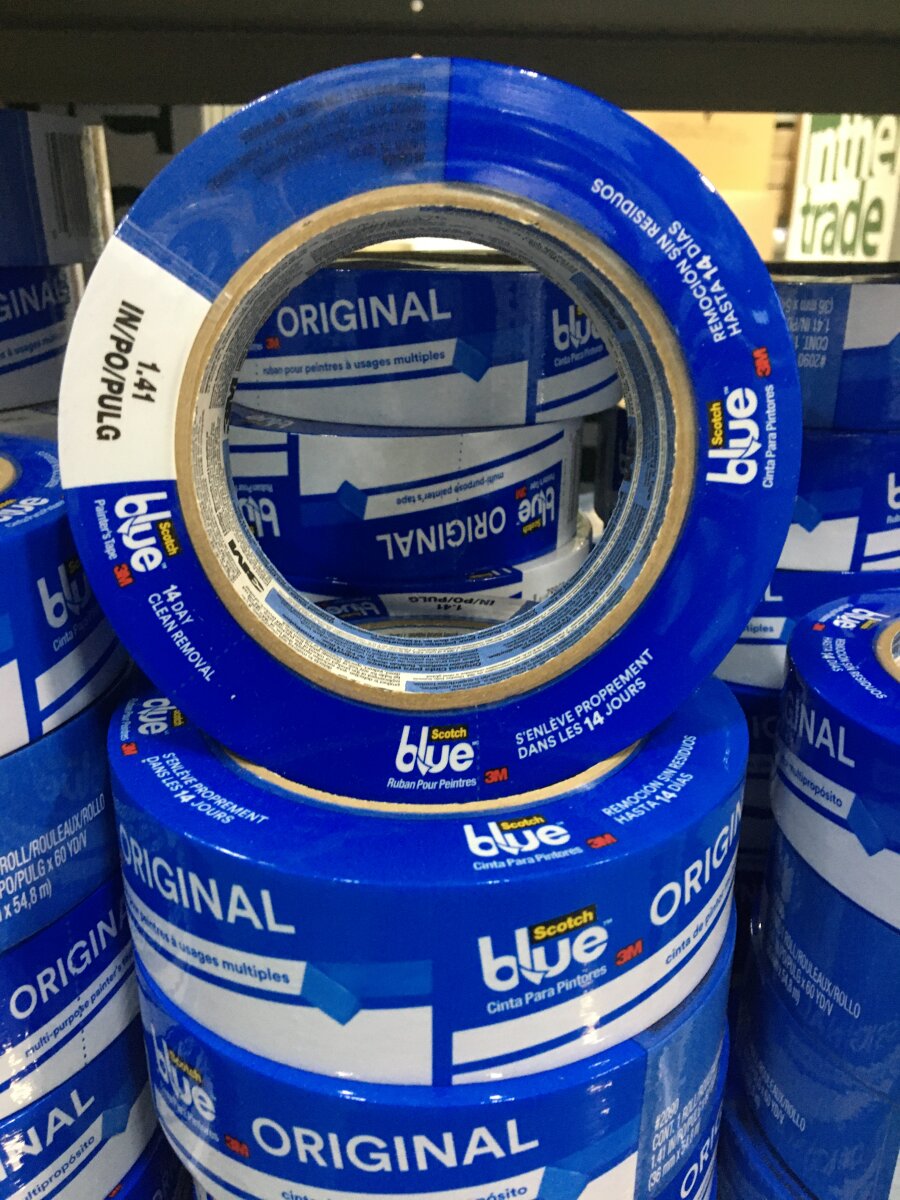 double sided blue painters tape