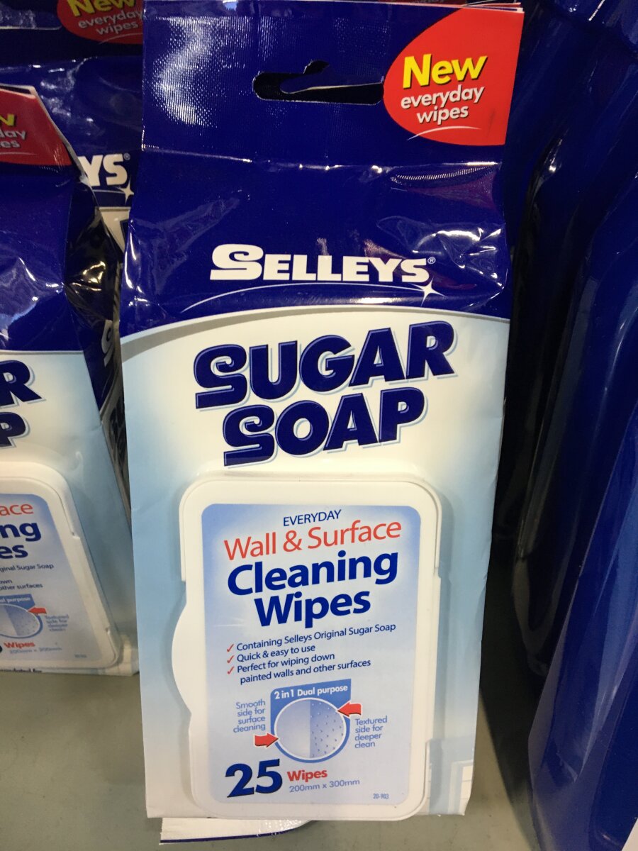 Selleys Sugar Soap Wipes 25 Pack