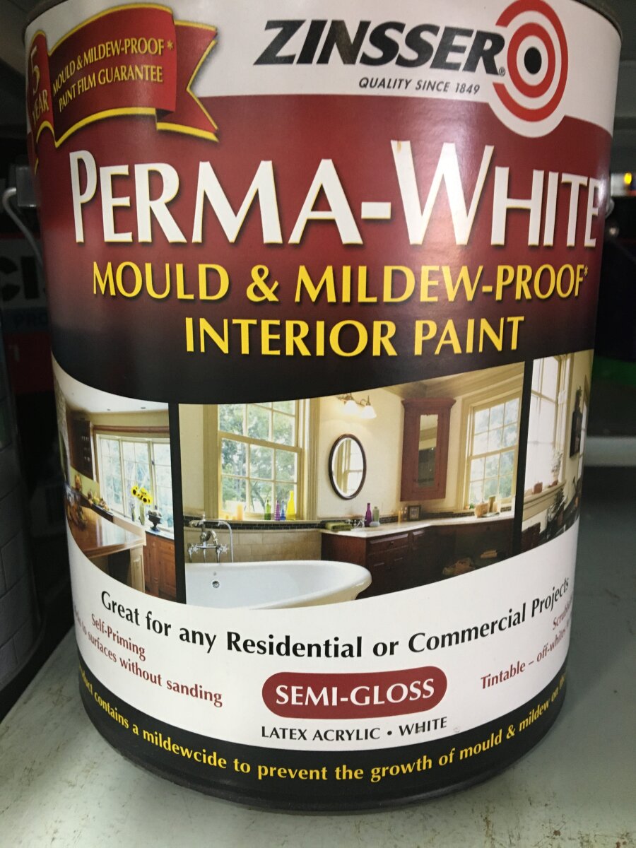 Zinsser PermaWhite SemiGloss 3.785L Wynn Fraser