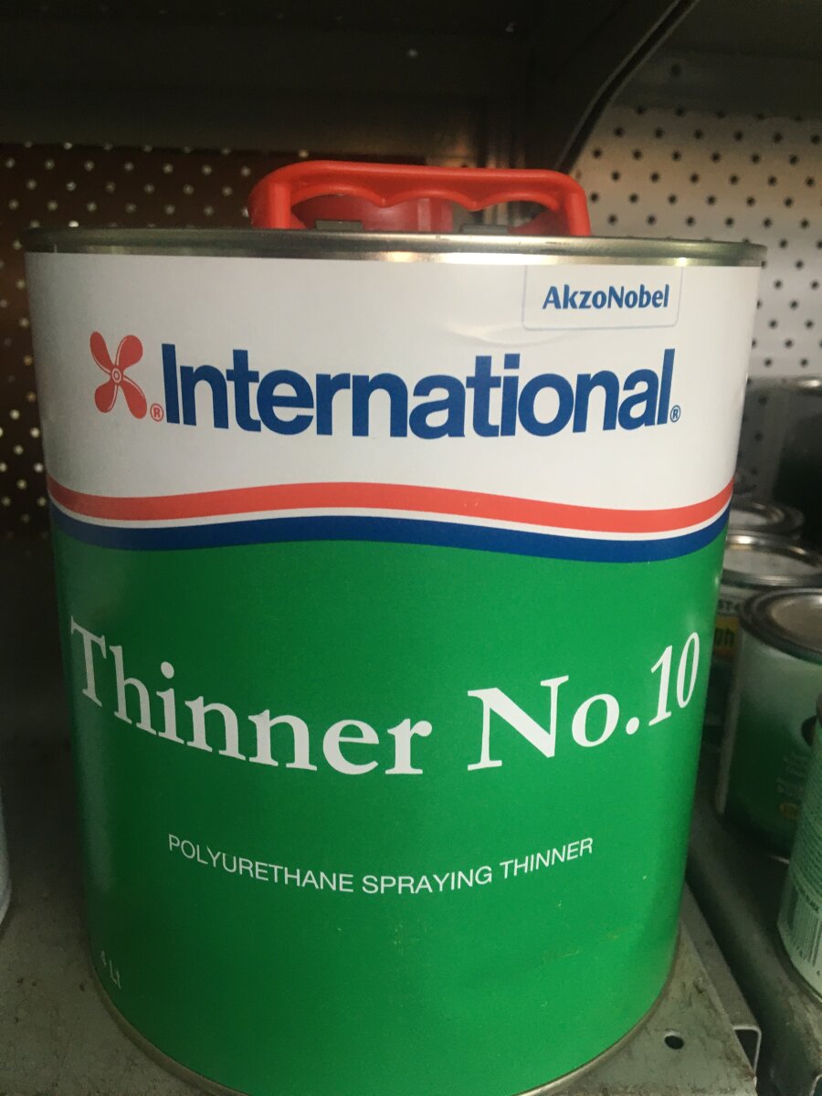 EP Polyurethane Spraying Thinner 10 4L Wynn Fraser