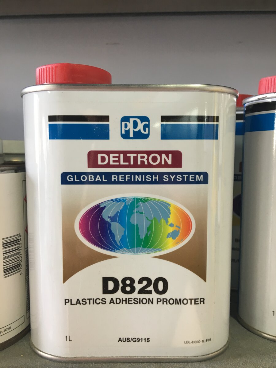 DELTRON D820 PLASTICS ADHESION PROMOTER / 1L Wynn Fraser
