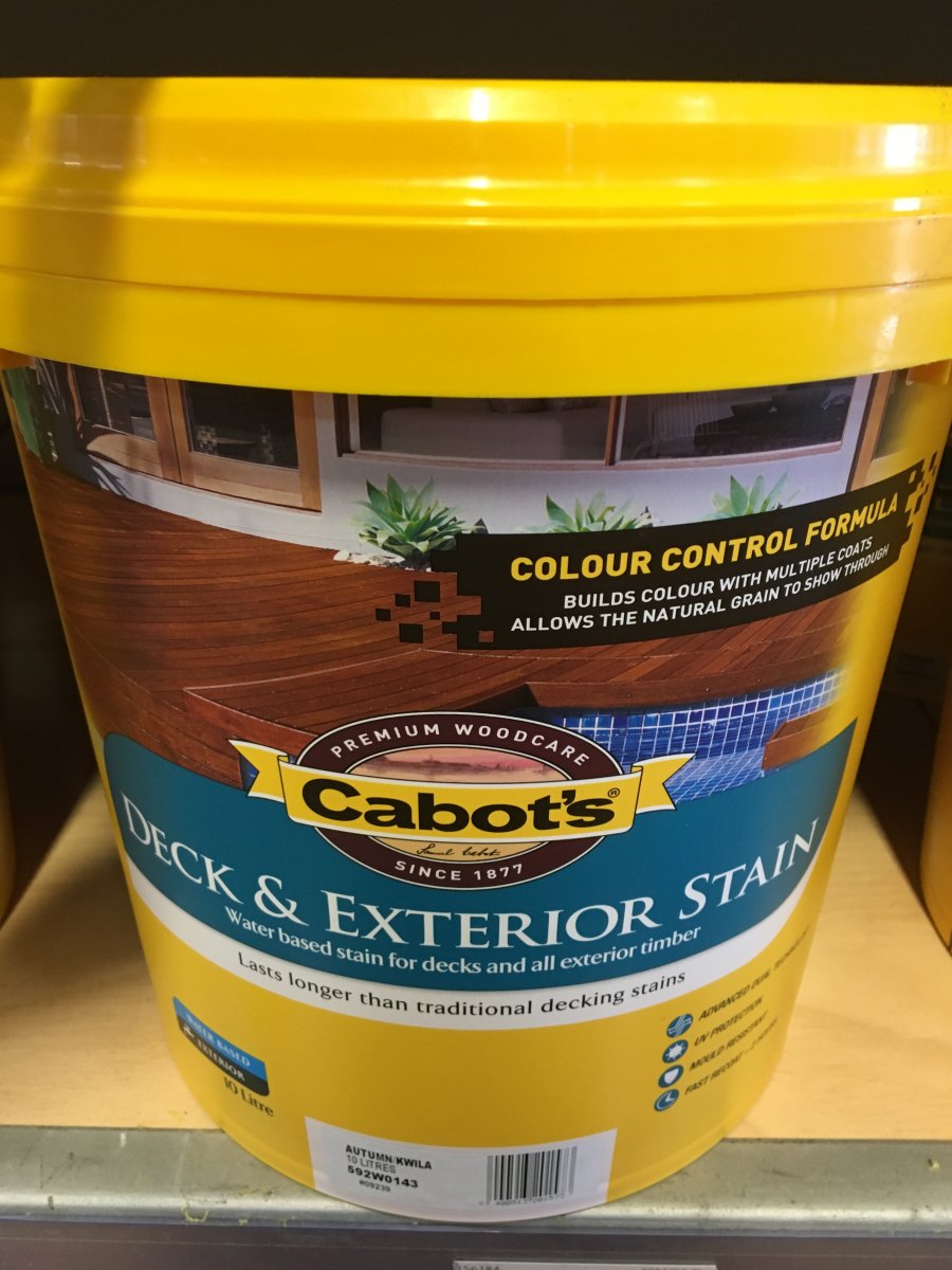 CA Deck & Exterior Stain WB Kwila 10L Wynn Fraser