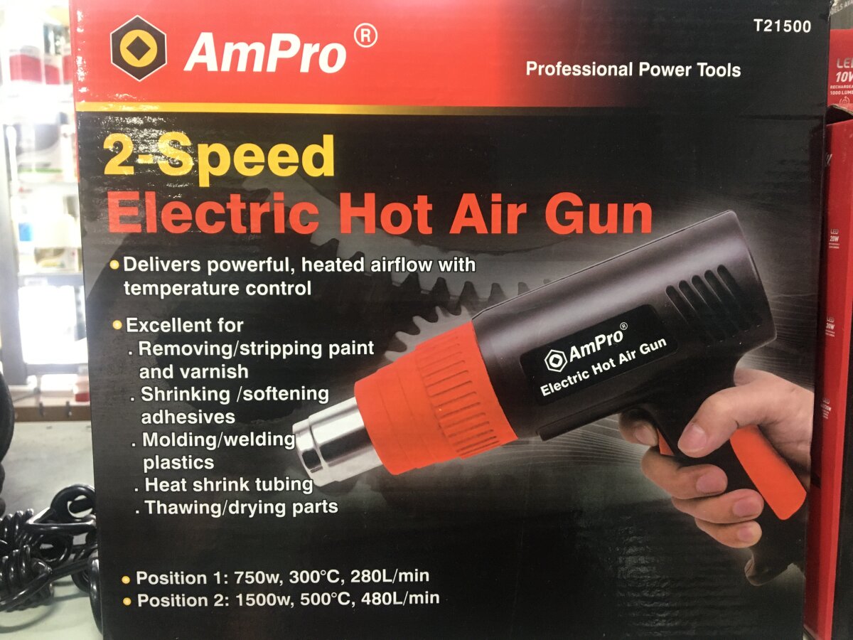 1500 Watt Hot Air Gun for heat shrink tubing