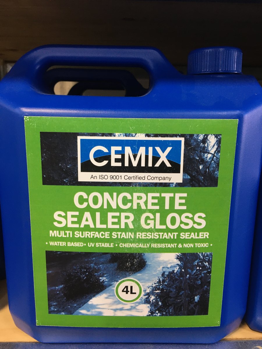 CM Cemix Concrete Sealer WB Gloss 4Ltr Wynn Fraser