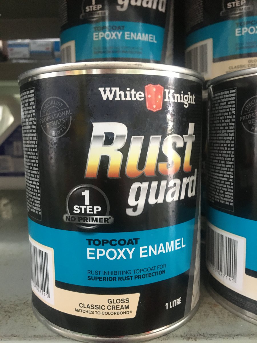 white knight rust guard epoxy enamel