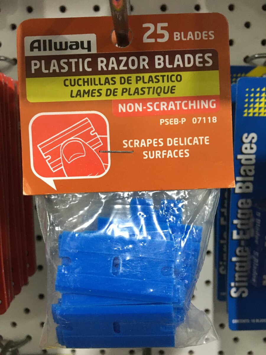 Plastic scraper blades Clearance