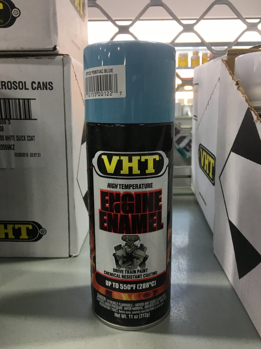 VHT Engine Enamel Pontiac Blue SP122 Wynn Fraser