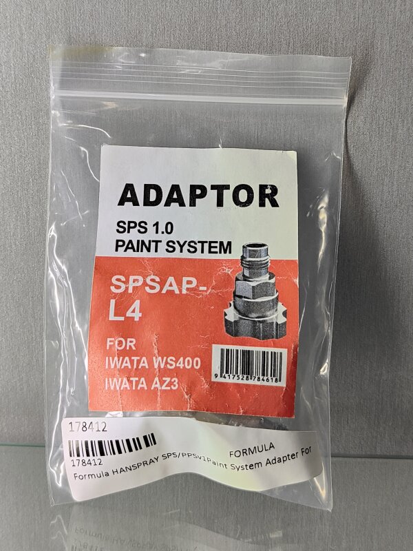 Formula HANSPRAY SPS/PPSv1Paint System Adapter For WS400