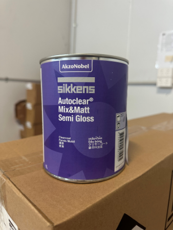 VR SIKKENS AUTOCLEAR CLEAR COAT MIX & MATT SEMI GLOSS 1L