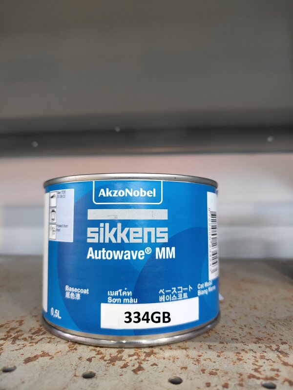 VR SIKKENS AUTOWAVE BASE COAT TONER MM 334GB GREEN (BLUE)