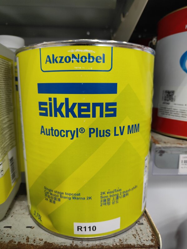 VR SIKKENS AUTOCRYL PLUS 2K TOP COAT LV R110 3.75L