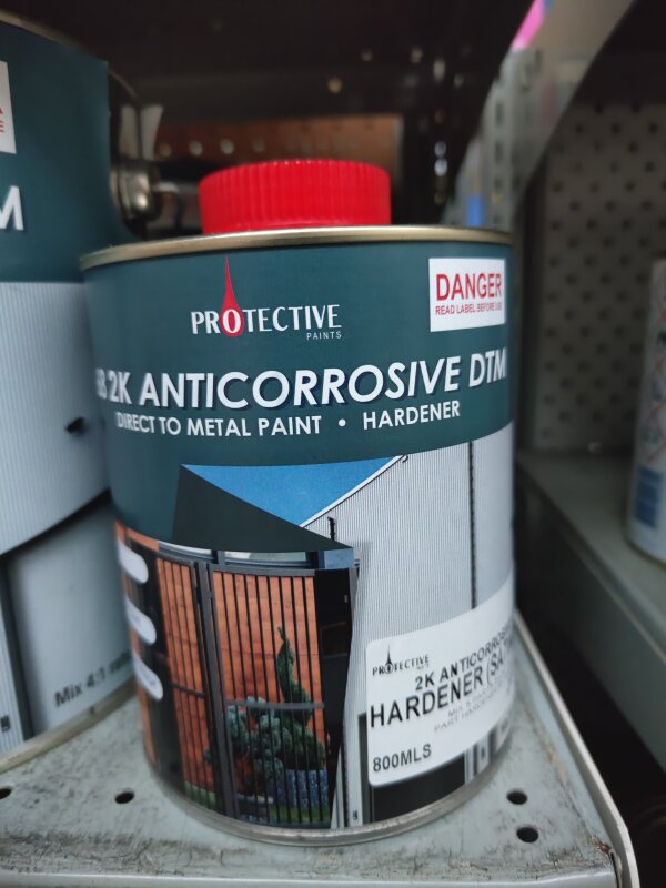 PP 2K ANTICORROSIVE DTM SATIN/MATT HARDENER 800ML