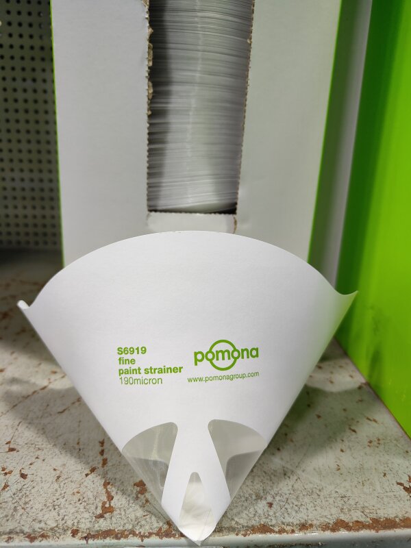 POMONA PAPER CONE FILTERS 190UM