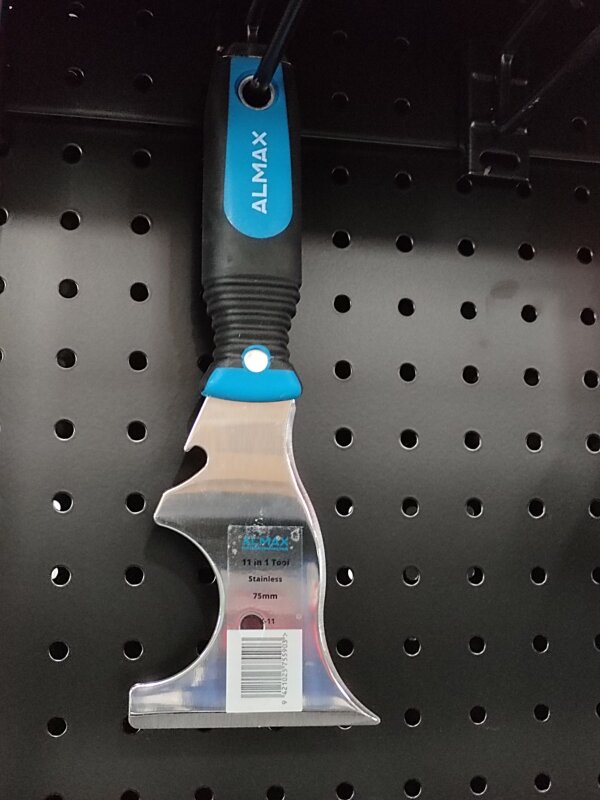 Almax 11 in 1 Painters Combination Tool Stainless Steel