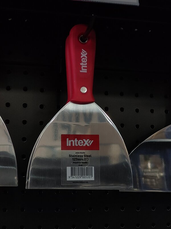 INTEX JOINT KNIFE 125MM STAINLESS STEEL MEGAGRIP