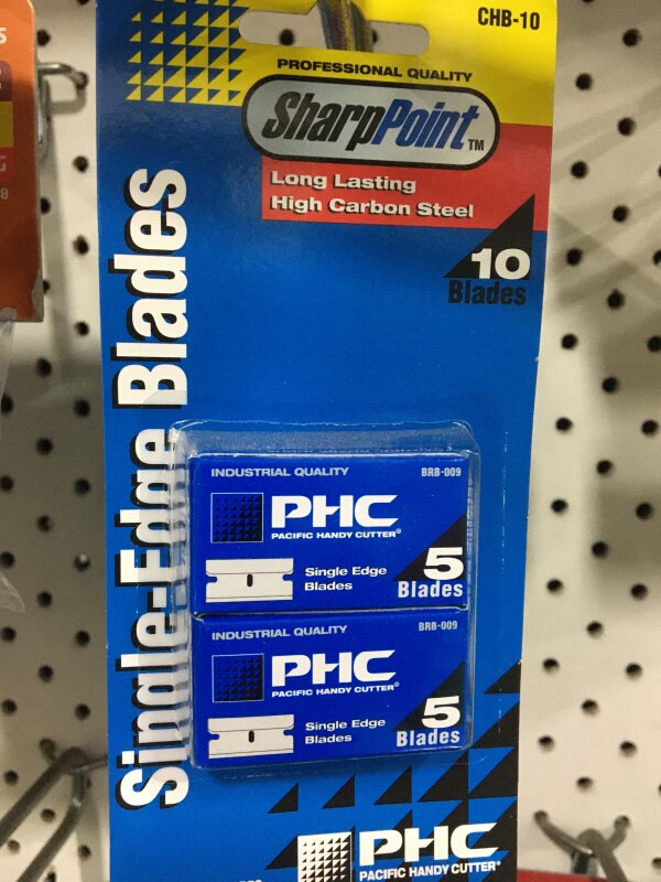 HO Single Edge Razor Blade 10/Card