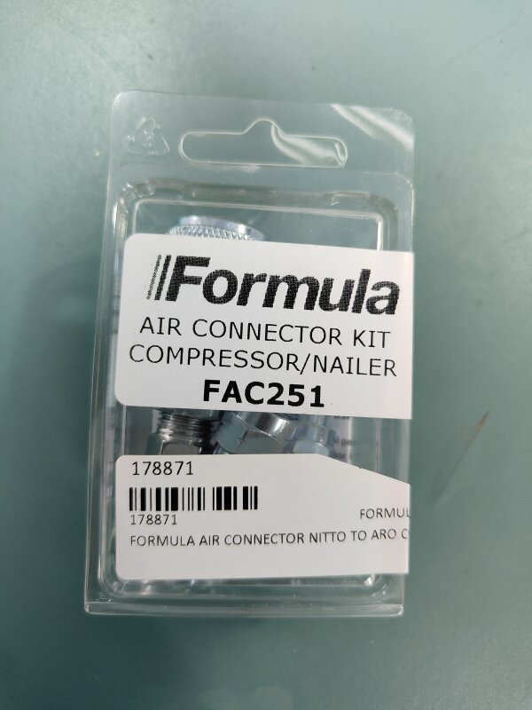 FORMULA AIR CONNECTOR NITTO TO ARO CONVERSION STARTER KIT
