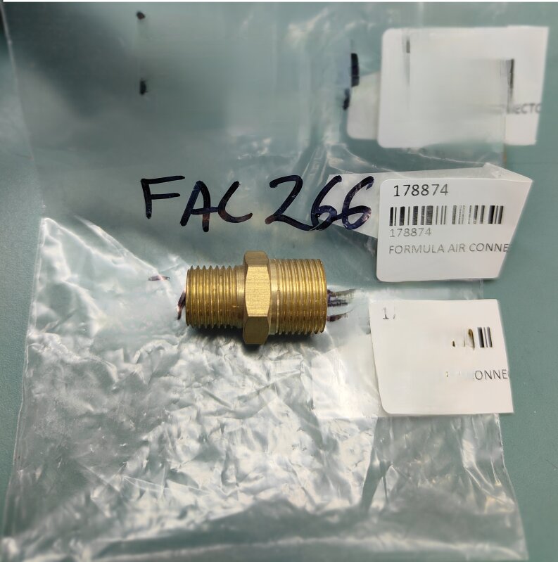 FORMULA AIR CONNECTOR BRASS NIPPLE 1/4