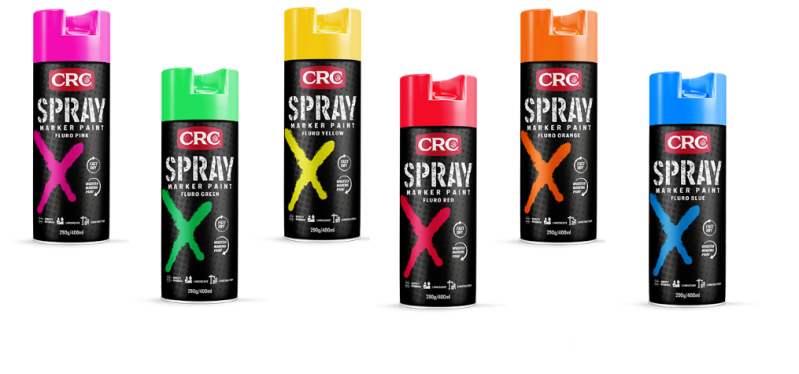 CRC SPRAY MAKER PAINT FLURO PINK 400ML