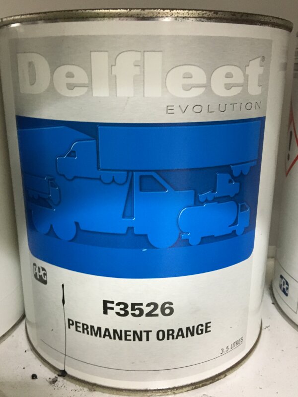 DELFLEET F3526 PERMANENT ORANGE / 3.5L