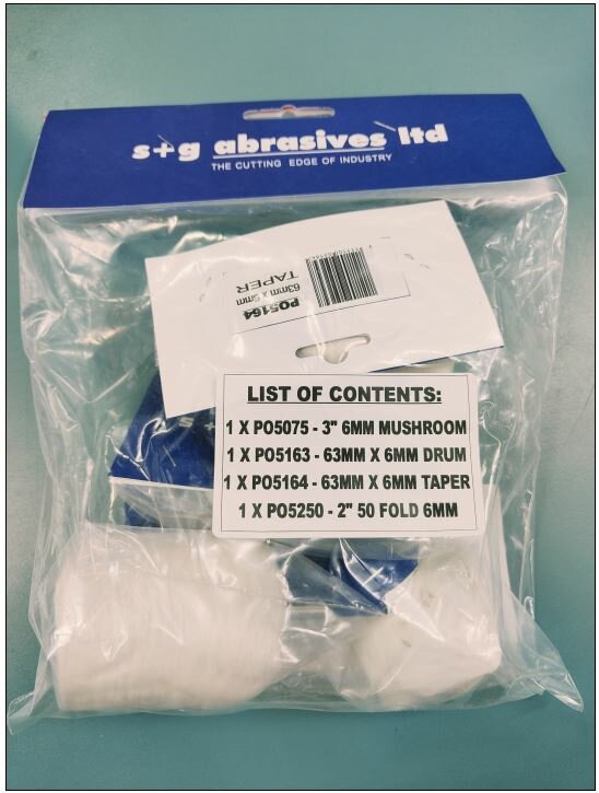 S+G Spindle Mounted Polishing Kit