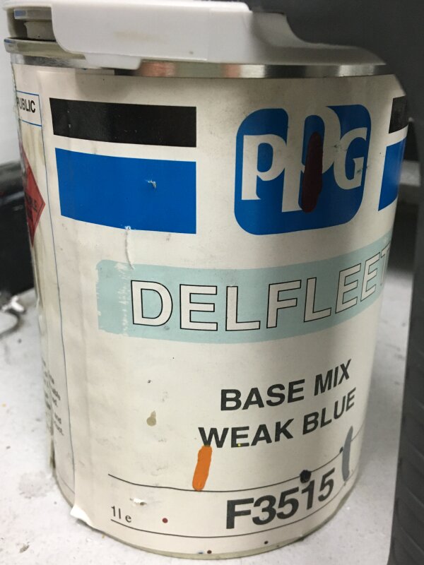 DELFLEET F3515 WEAK BLUE / 1L