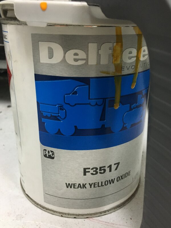 DELFLEET F3517 WEAK YELLOW OXIDE / 1L
