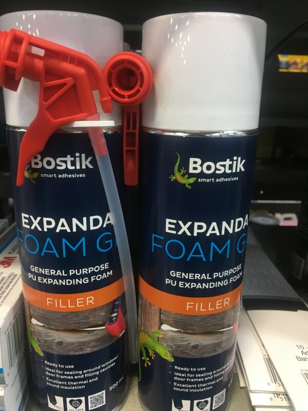 Bostik Expanda Foam 500ml Expanding Foam Multi Purpose Filler Adhesive  Seals