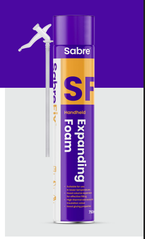 SabreFix SF Expanding Foam 750ml Aero Can