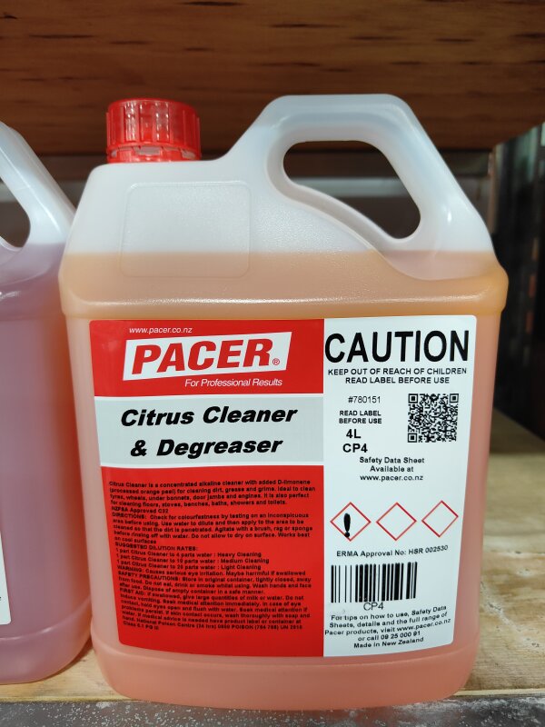 CC PACER Orange Blast Citrus Cleaner 4L