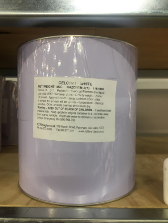 GELCOAT WHITE 4KG BRUSHING