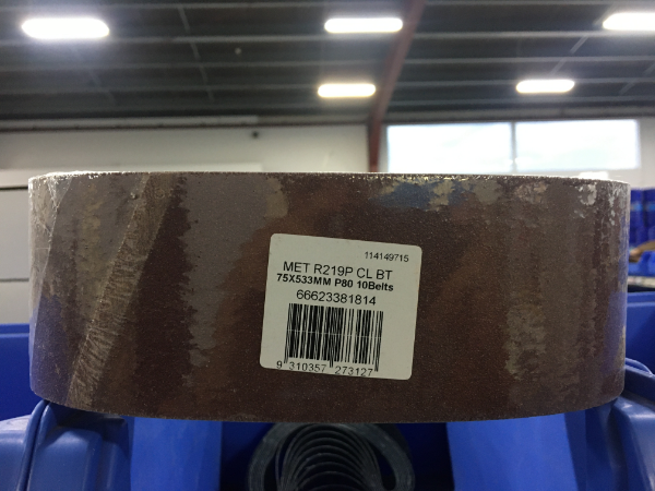 NO SANDING BELT 75 X 533 P80