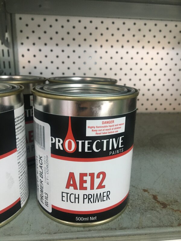 PR AE12 Etch Primer - Black 500ml