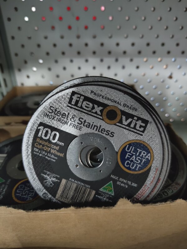 NO Flexovit Met Cut Off Wheel 100x1.0x16