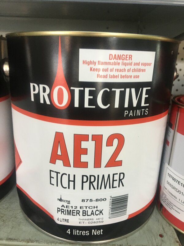 PR AE12 Etch Primer - Black 4L