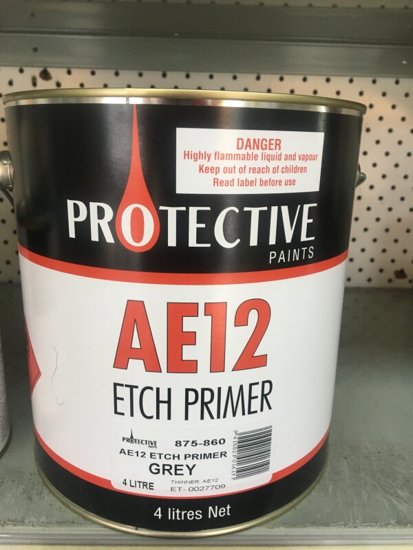 PR AE12 Etch Primer - Grey 4L