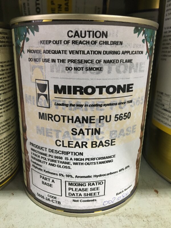 MI Mirothane PU 5650 Clear 1L Satin