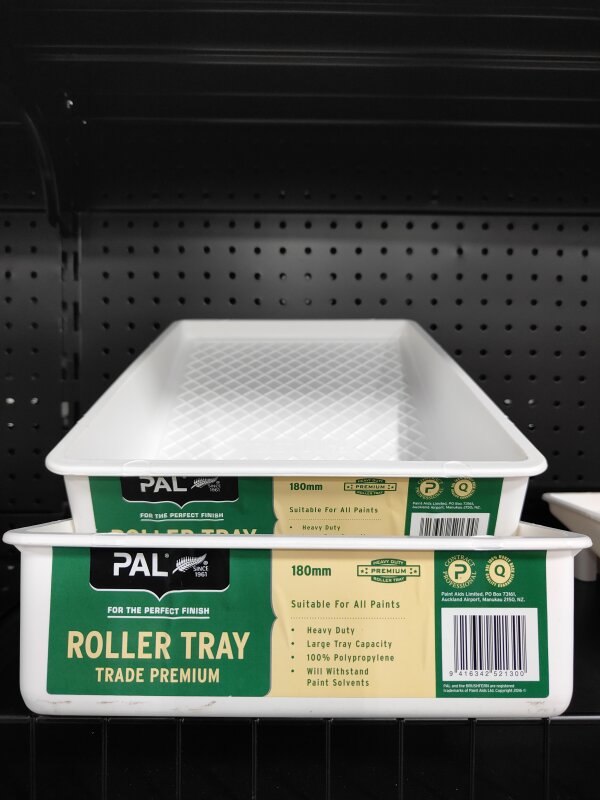 PA Paint Tray Poly 180mm White