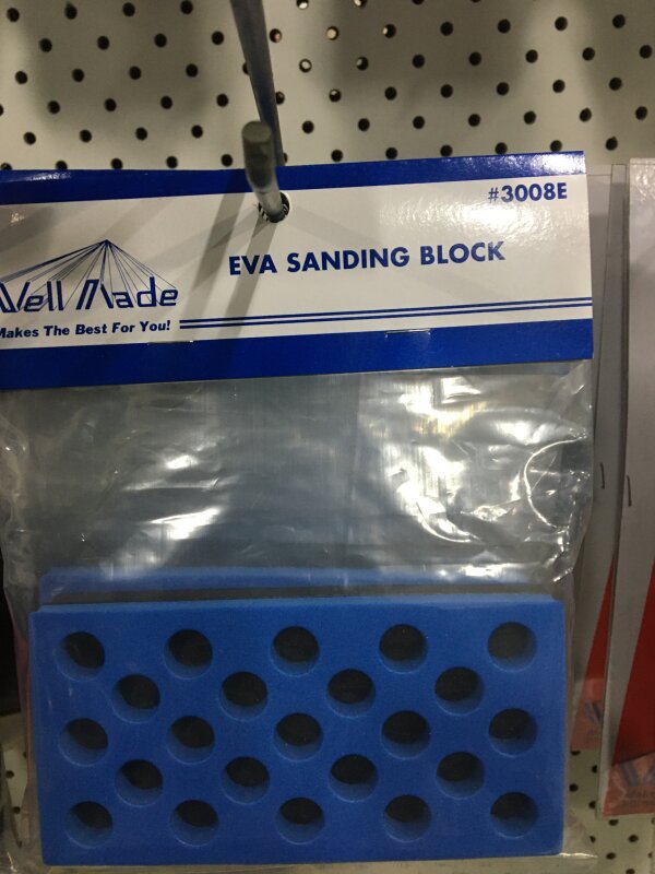 HI Wellmade Sanding Block 3008E Blue