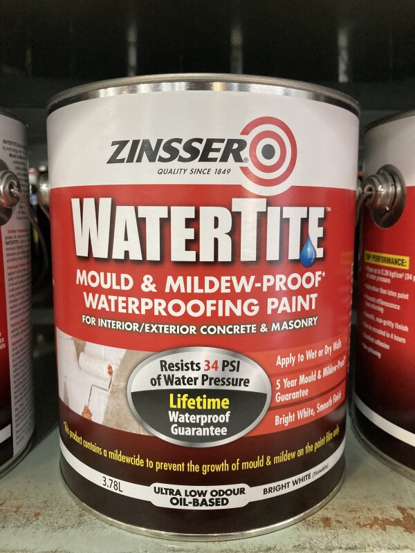 Zinsser Watertite Waterproofing 3.78L