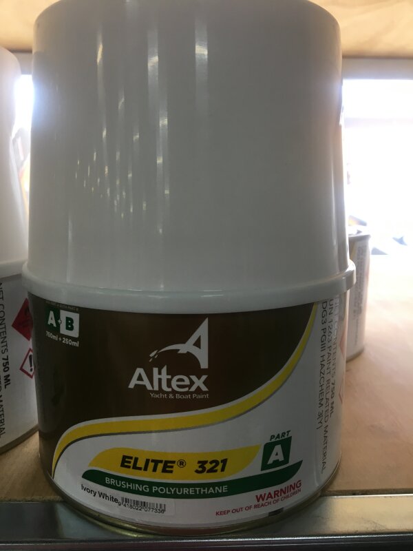 AYB 321 Brushing Poly Ivory White .75L