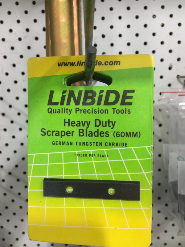 LB Linbide Scraper Blade 60mm each