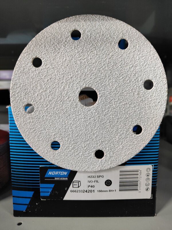 NO 9H Speedgrip Discs 150mm P40 No-Fil