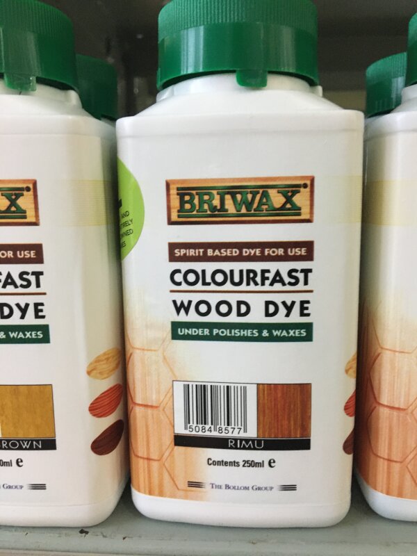 BR BRIWAX Spirit Dye Rimu 250ml