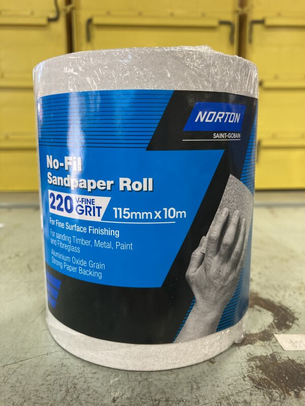NO-FILL ADALOX ROLLS 115MM X 10M P240